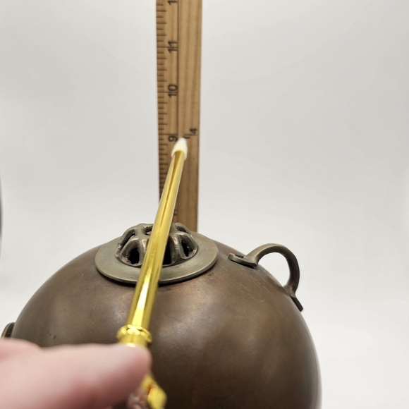 Vintage Minature Brass/Copper Diving Helmet - Picture 7 of 10